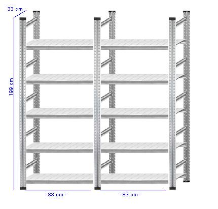 Details / Artikel konfigurieren - Aktenregal Super 1 - A200-33-21