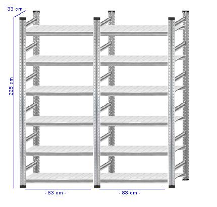 Details / Artikel konfigurieren - Aktenregal Super 1 - A225-33-21