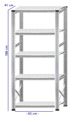 Details / Artikel konfigurieren - Kellerregal Super 1 - K200-41-11