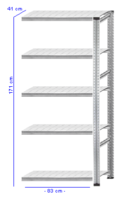 Details / Artikel konfigurieren - Kompaktregal - SK1708-409-A5