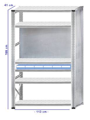 Details / Artikel konfigurieren - Werkstattregal Super 1 - WE200-41-12