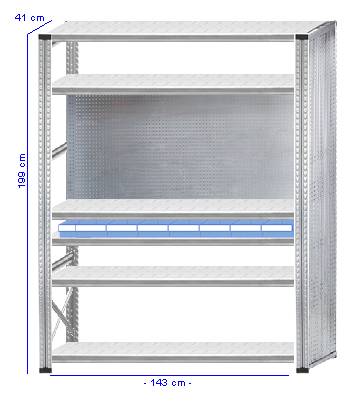 Details / Artikel konfigurieren - Werkstattregal Super 1 - WE200-41-13