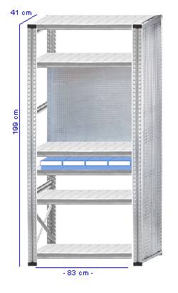 Details / Artikel konfigurieren - Werkstattregal Super 1 - WE200-41-11