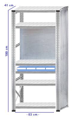 Details / Artikel konfigurieren - Werkstattregal Super 1 - WE200-41-11