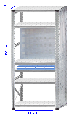 Details / Artikel konfigurieren - Werkstattregal Super 1 - WE200-41-11